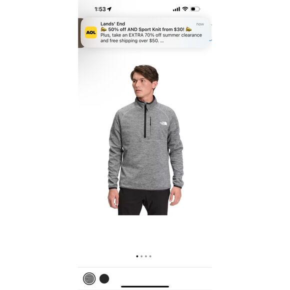 The North Face Other - The North Face men’s Canyonlands 1/2 zip sz M